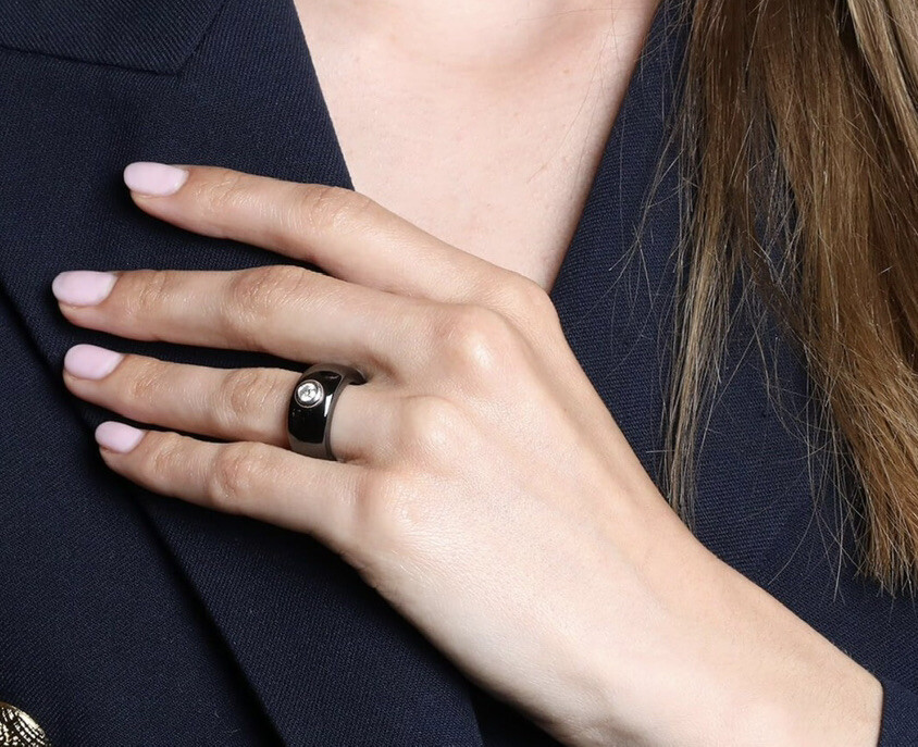 Céramique Noire Bague Mauboussin Ceramique MAUBOUSSIN Bague En