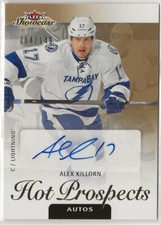 2013-14 Fleer Showcase Hot Prospects Auto Rookie #149 Alex Killorn 064/149 Tampa