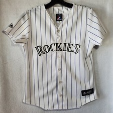 Colorado RockiesJersey  #24 Dexter Fowler RARE MLB Baseball Youth's Small