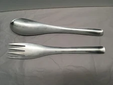 Boda Nova Stainless Steel Salad Server 12" - 2 Piece Spoon Fork Set