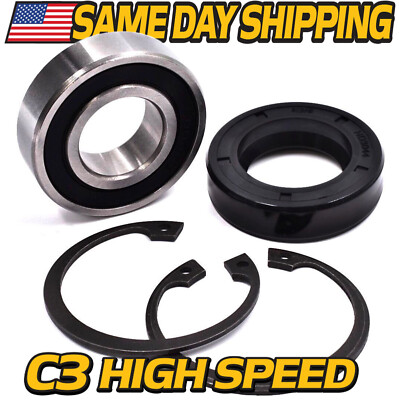 (1 Kit) EZGO TXT RXV Medalist Marthon Golf Cart Rear Axle Bearing & Seal Kit
