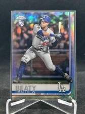 2019 Topps Chrome Update #34 Matt Beaty RC Refractors #/250 LA Dodgers