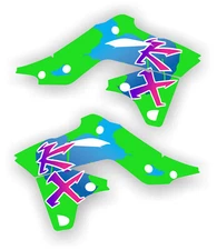 Old School Design Graphics Kit fits KX250F MX Graphics Decal KXF250 2013-2016