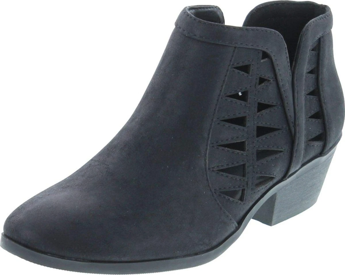 Perforated cut out booties sale