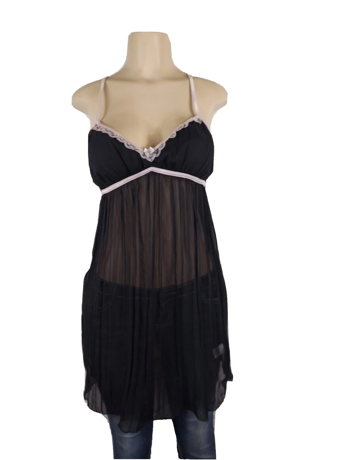 Poliéster Apt. 9 Mujer Negro Talla de ropa interior y de dormir para De mujer