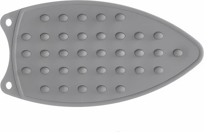 BÜGELEISENABLAGE 26,5x14cm Grau aus Silikon Bügeleisen Ablage Silikonablage 94
