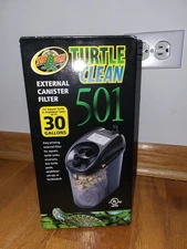 Turtle Canister Filter 501 For Vivariums/Box Turtle Pools/Aquariums TC-30 Gallon