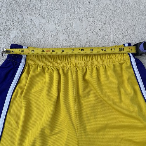 Lakers NBA Yellow Basketball Shorts 23 LeBron James Size S/M Unofficial Merch - Picture 4 of 6