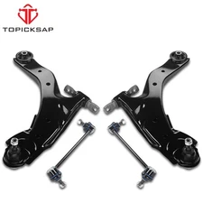 4Pc Front Lower Control Arm Kit For 03-08 TIBURON 2004-2009 KIA Spectra Spectra5
