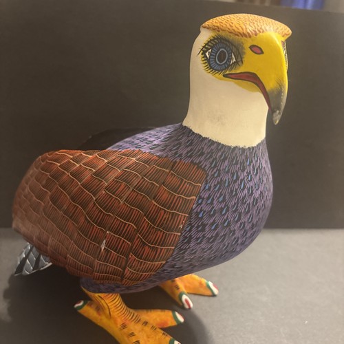 Eagle Oaxacan Alebrije Wood Carving Damian & Beatriz Morales Damage 9.1/4” (a89