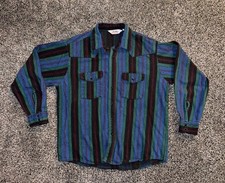 Vintage Dakota By Five Brother Flannel Pearl Snap Men's Large USA