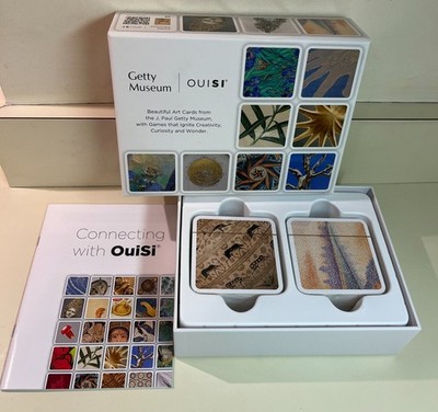 Open Box - OuiSi Getty Museum Art Card Game ''Ignite Creativity'' Sealed Decks