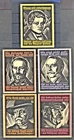 EMERGENCY MONEY - GENTHIN - 1921 - 25.50 PFENNIG, 1, 2 , 5 MARK NOTES - EXCELLENT CONDITION