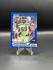 Leonard Williams | 2024 Donruss Football | Blue Press Proof | #23 Seahawks