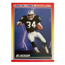 1990 Score - Ground Force Bo Jackson #330. Centered. Near mint condition.