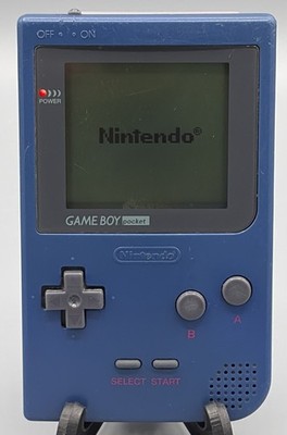 Nintendo Game Boy Pocket MGB-001 Navy Blue Handheld Console Tested & Working  