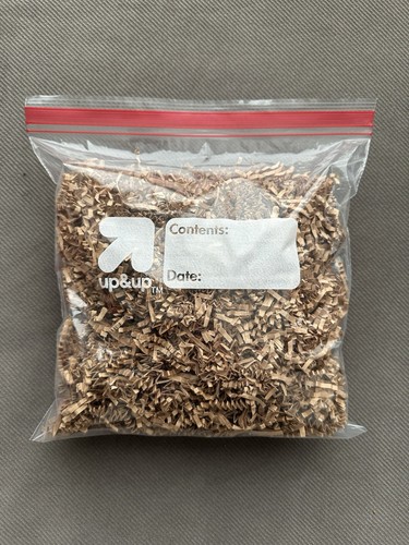 Crinkle Cut Paper Shreds for Filling Gift Baskets, Shipping, Etc. (Brown) 5.5 oz