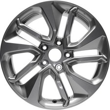 Wheel 17 5x114.3 Aluminum Silver Metallic Fits 2018-2020 Honda Accord Sedan Wheel 17 5x114.3 Aluminum Silver Metallic Fits 2018-2020 Honda Accord Sedan