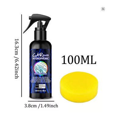 Car Water Repellent Spray Anti Rain Hydrophobic Coating Glass Windshield