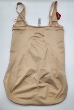 Assets Spanx Women's 1X Open Bust Shaping Panty Bodysuit 10247R Naked Beige