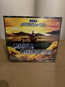 Sol Feace & Cobra Command Sega Mega Cd Double Pack Game SEALED 