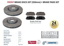 FRONT BRAKE DISCS and PADS SET for AUDI Q5 50 TFSI e quattro 2019-on
