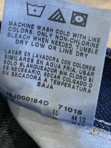 Wrangler Rustler Denim Jeans Boys Youth 18 Husky Relaxed Carpenter Hard Playing - Picture 16 of 16