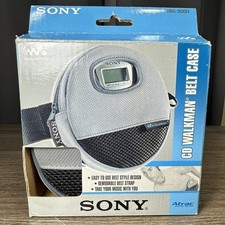 NOS Sony Atrac CD Walkman Belt Case Model CDCASE4 OPEN BOX