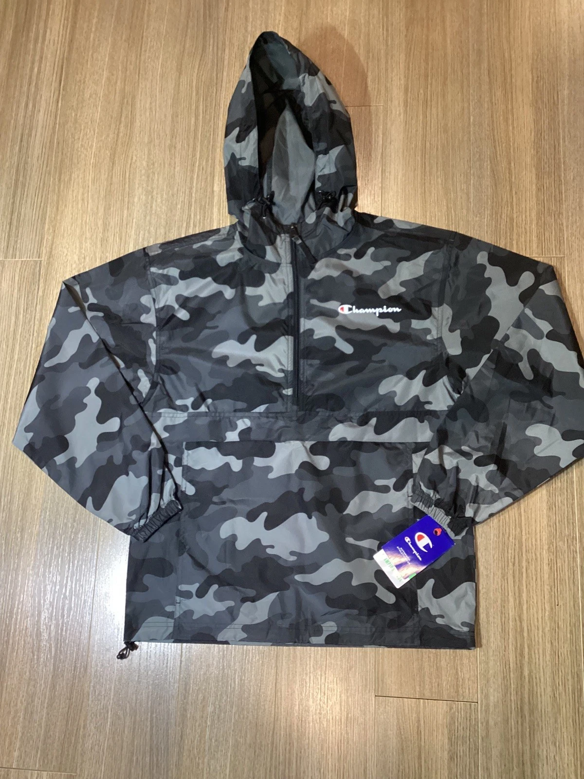 Champion Men's/Unisex Camo Packable Windbreaker Jacket | Size S NWT
Opens in a new window or tab