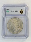 1889 Morgan Silver Dollar $1 ICG MS63 – ICY WHITE LUSTER - VAM 38!!