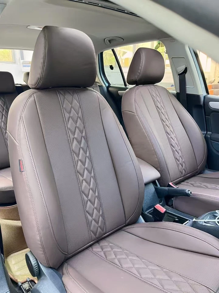 Кожаный чехол на автомобильное сиденье Motoptes на заказ подходит для Volkswagen Golf 2015-2023 - Изображение 4 из 4