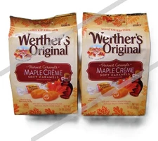 2x Werther's Original Soft Caramels Maple Creme 7.4 oz. Bags New (Exp. 3/2026)