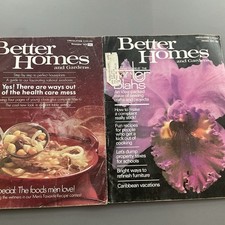 VTG January 1972 November Better Homes & Gardens, Betty Crocker, Draft, Ford