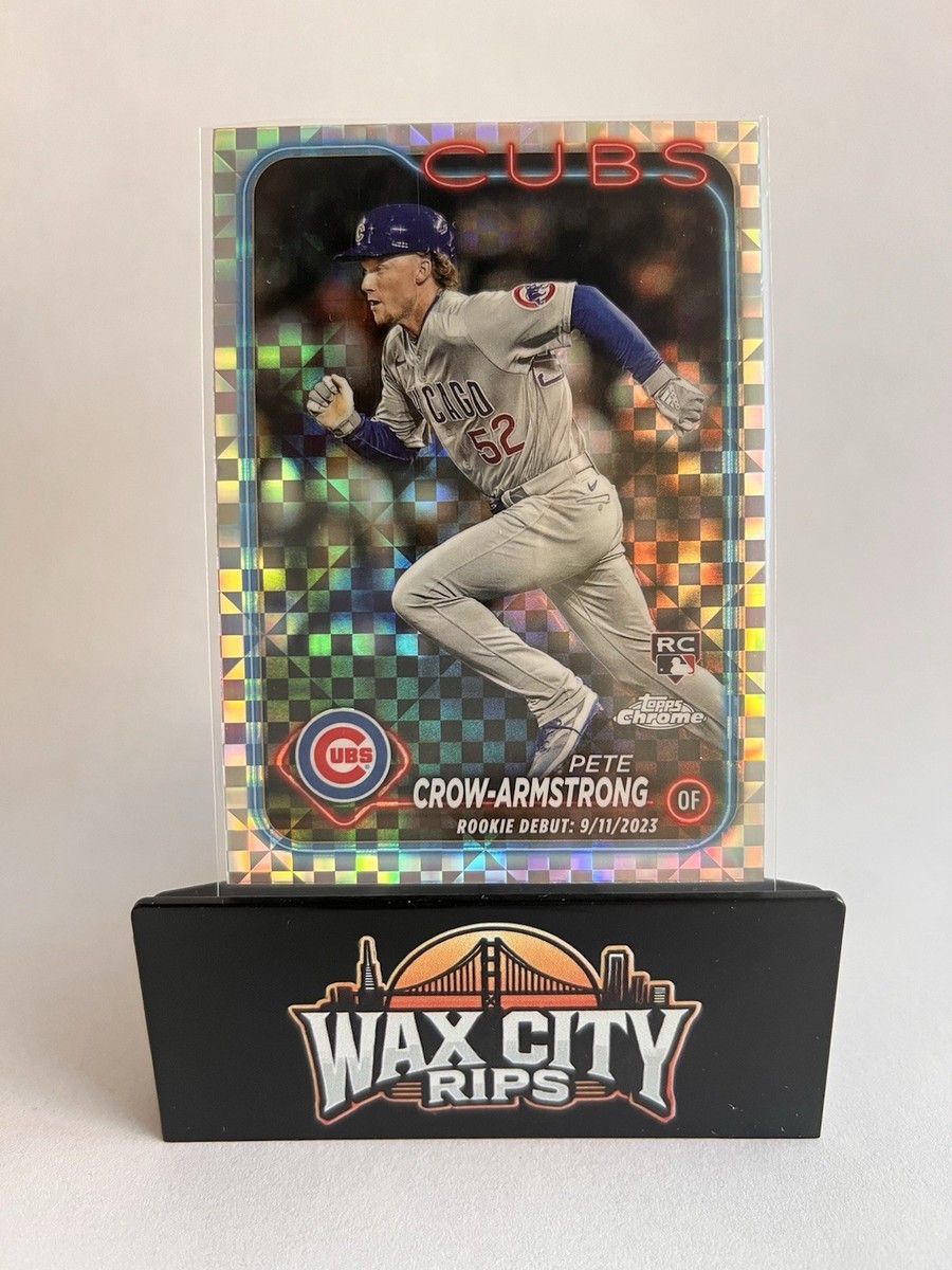 Pete Crow-Armstrong 2024 Topps Chrome Update X-Fractor Rookie