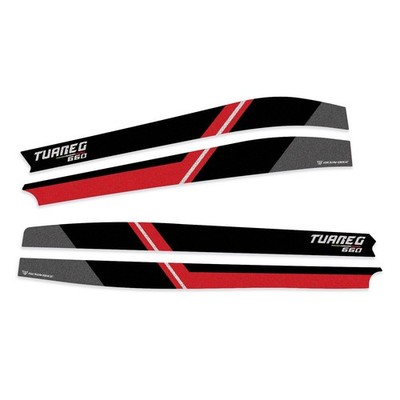 Kristallaufkleber ICE PVC für Aprilia Tuareg 660 2022-2026 Schwingenschutz