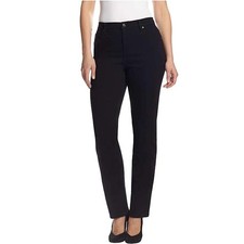 Gloria Vanderbilt Womens 18 Black Denim Amanda Supreme Stretch Jeans NWT BV62