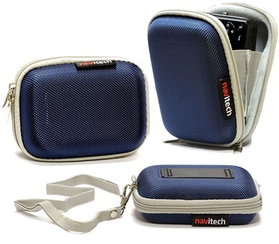 Navitech Blue Shockproof Camera Case For SOPPY FHD 1080P 44MP Compact Camera