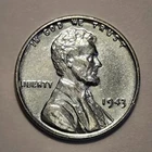 Nicer Low Mintage "business uncirculated++" 1943 P "steel" Lincoln Wheat Cent