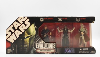Star Wars Evolutions - Vader's Secret Apprentice Actionfigur 3er Pack