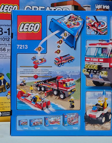 LEGO CITY: Off-Road Fire Truck & Fireboat   7213  NEW/Sealed -Rare