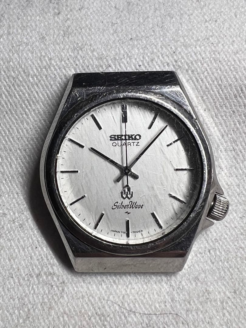 Seiko SilverWave 7121-7000 Quartz Vintage Men's Watch Used SV411