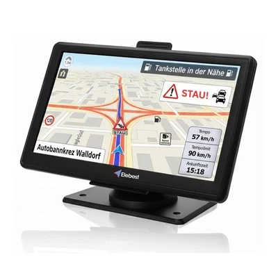 7 Zoll Elebest 80T Navigationsgerät TMC Staumelder für Auto Navi Wohnmobil GPS - Bild 1 von 4