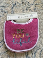 NWT Le Bebe Favorite Baby 4-Pack Baby Bibs Cotton Blend