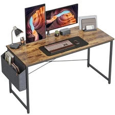 Computer Desk 63 inch Home Office Writing Study Desk, Modern Simple Style Lap...