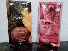 WEN Summer Pina Colada & Pomegrante Cleansing Conditioner Packets, 2oz Each