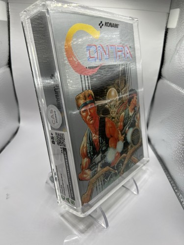 1987 NES Contra Round Nintendo SOQ CIB Complete Graded CAS 85+ Real Grade 88.5! - Picture 12 of 14