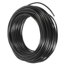 2.5mm x 60ft Bonsai Training Wire Black Gardening Fixing Floral Wire, 1 Roll
