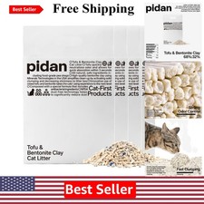 Eco-Friendly Tofu Bentonite Cat Litter - Strong Clumping  Reduced Tracking