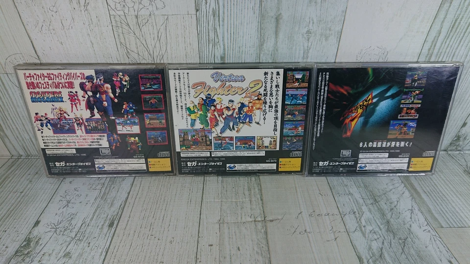 Fighting Vipers Virtua Fighter 2 etc. Set of 3 Japan Ver Sega Saturn USED Games - Image 2 of 4