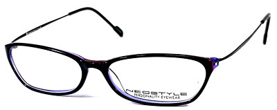 NEOSTYLE COLLEGE 341 198 NOS Italy Black Women s Eyeglasses Frame 49-14-135